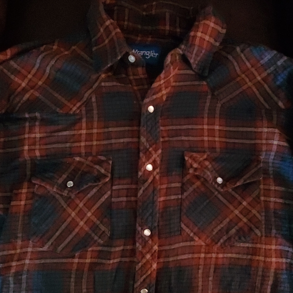 Mens Wrangler Flannel